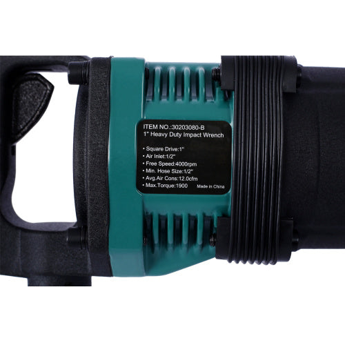 Industrial 1 Inch Air Wrench Pistol Long Handle Air Truck With 38mm And 41mm Sockets