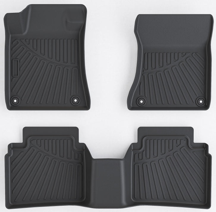 Floor Mat And Trunk Mat For 2019-2024 Nissan Altima, All-weather Anti-slip TPE Rubber Waterproof And Non-slip Design Protects 2 Rows Of Car Floor Liners