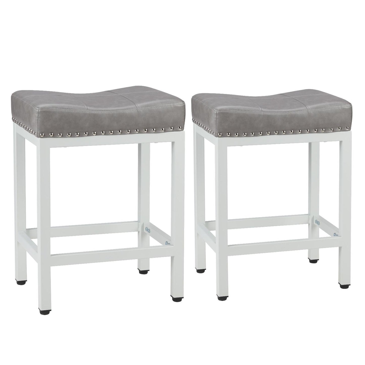 Saddle Bar Stool Kitchen Stools, Sturdy Steel Frame