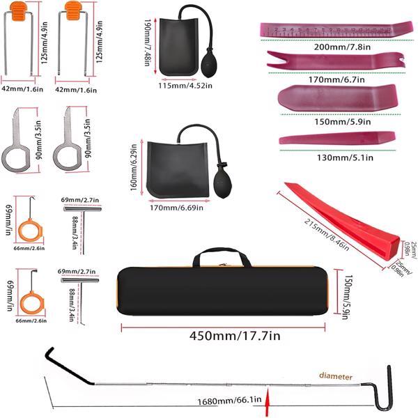28PCS Tool Set 66 Inch Long Distance Tools, Emergency Tools, Hand Tools, And Home Tools
