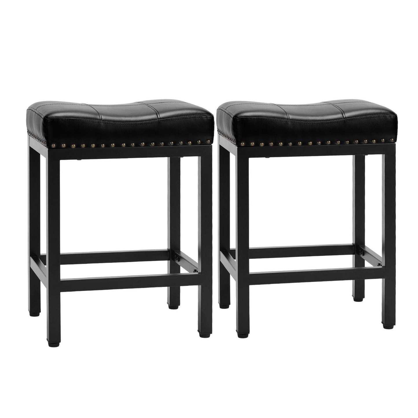 Saddle Bar Stool Kitchen Stools, Sturdy Steel Frame